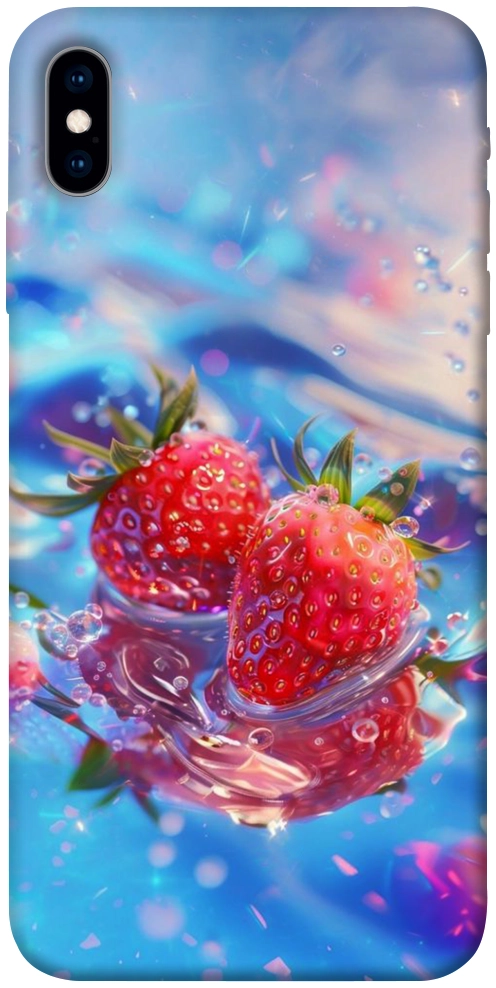 Чохол Red Strawberry для iPhone X