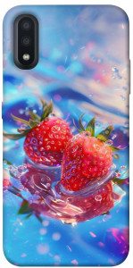 Чохол Red Strawberry для Galaxy A01