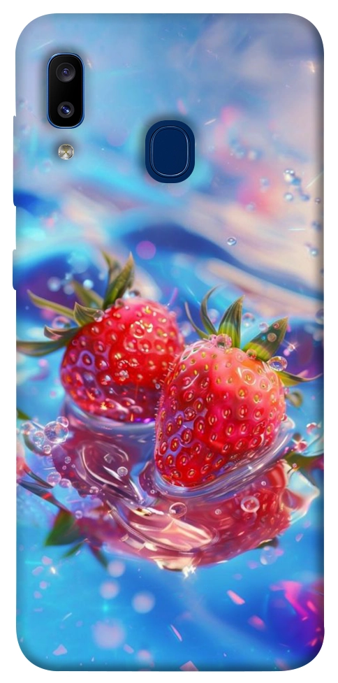 Чехол Red Strawberry для Galaxy A20 (2019)