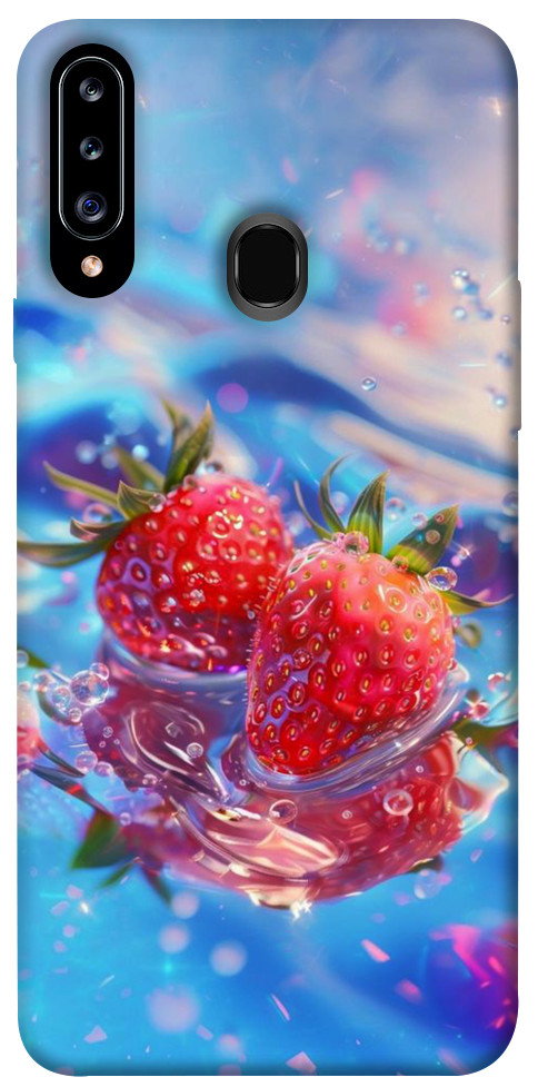 Чехол Red Strawberry для Galaxy A20s (2019)