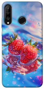 Чохол Red Strawberry для Huawei P30 Lite