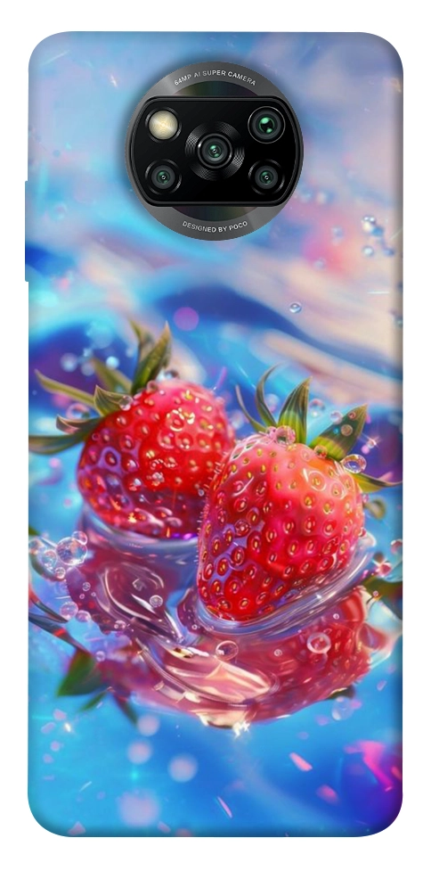 Чохол Red Strawberry для Xiaomi Poco X3 NFC