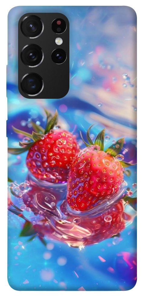 Чехол Red Strawberry для Galaxy S21 Ultra