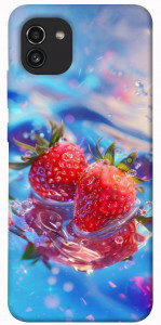 Чохол Red Strawberry для Galaxy A03