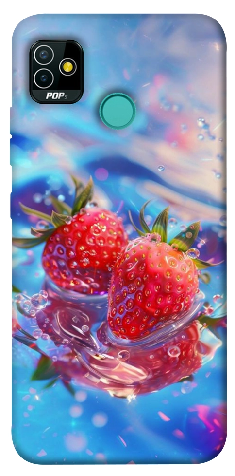 Чохол Red Strawberry для TECNO Pop 5