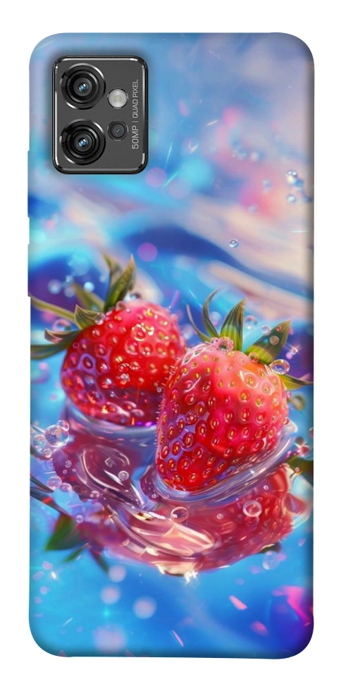 Чехол Red Strawberry для Motorola Moto G32