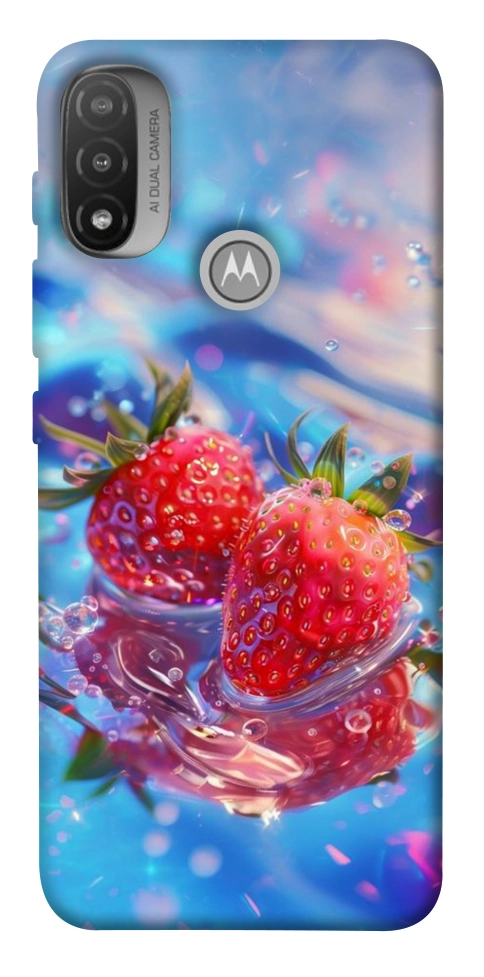 Чехол Red Strawberry для Мotorola Moto E20