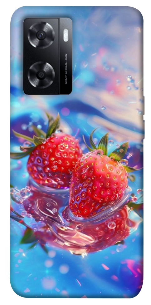 Чехол Red Strawberry для Oppo A77s