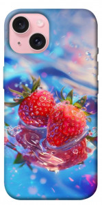 Чехол Red Strawberry для iPhone 15