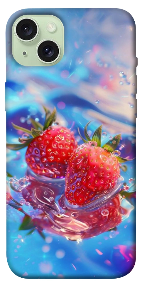 Чехол Red Strawberry для iPhone 15 Plus