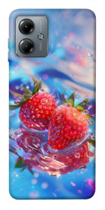 Чехол Red Strawberry для Motorola Moto G14