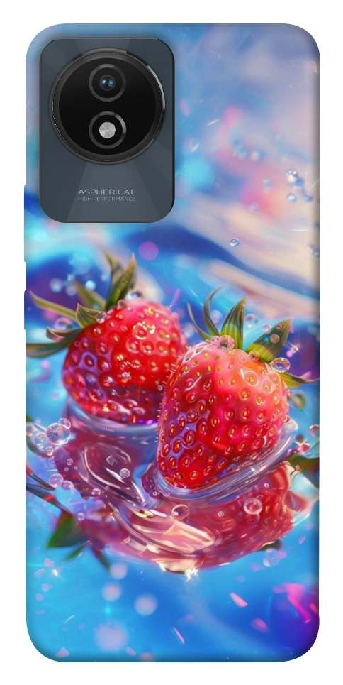 Чохол Red Strawberry для Vivo Y02