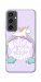 Чехол Believe in your dreams unicorn для Galaxy S24 FE