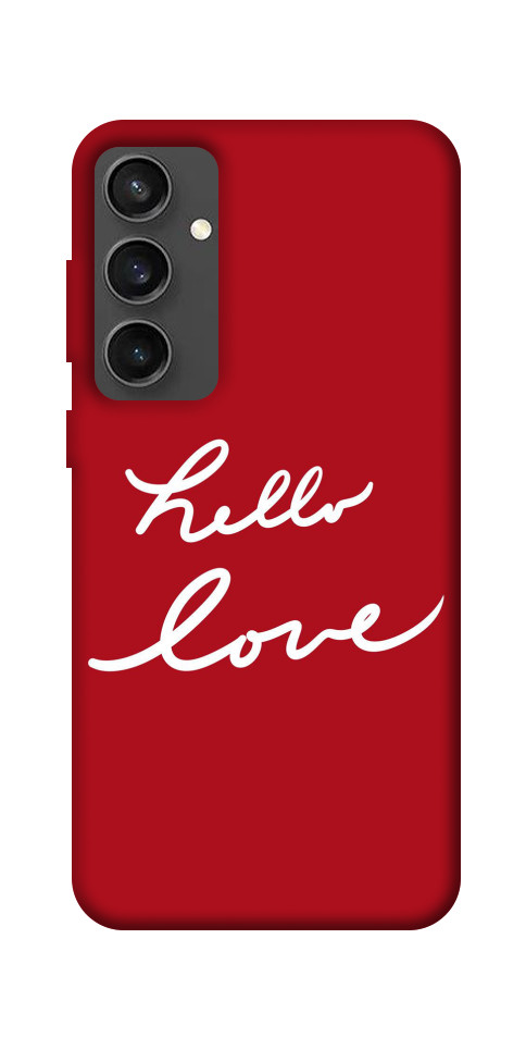 Чехол Hello love для Galaxy S24 FE