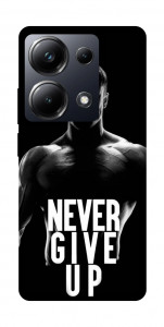 Чохол Never give up для Xiaomi Poco M6 Pro 4G