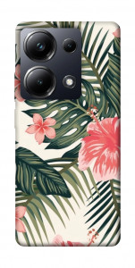 Чехол Tropic flowers для Xiaomi Poco M6 Pro 4G