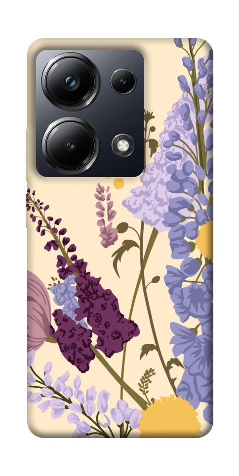 Чехол Flowers art для Xiaomi Poco M6 Pro 4G