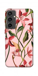 Чехол Floral motifs для Galaxy S24 FE