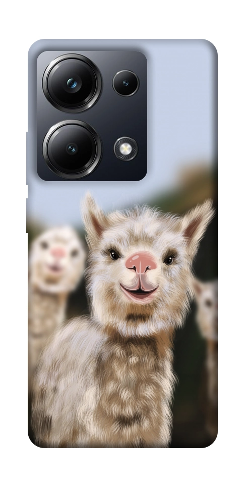 Чехол Funny llamas для Xiaomi Poco M6 Pro 4G