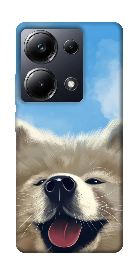 Чехол Samoyed husky для Xiaomi Poco M6 Pro 4G