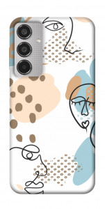 Чехол Face pattern для Galaxy M35 5G