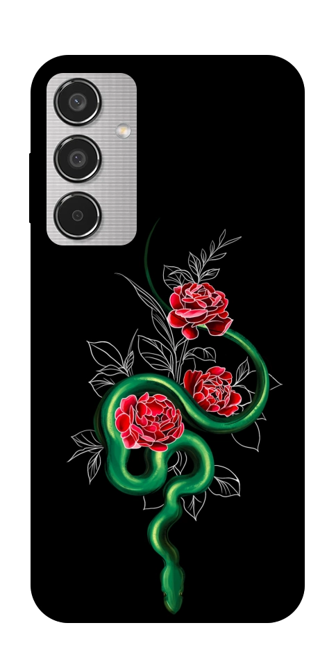 Чохол Snake in flowers для Galaxy M35 5G