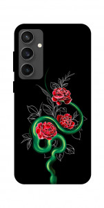 Чехол Snake in flowers для Galaxy S24 FE