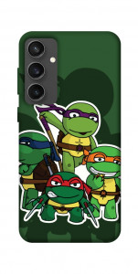 Чехол Green turtles для Galaxy S24 FE