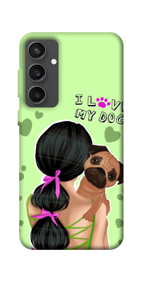 Чехол Love my dog для Galaxy S24 FE