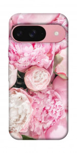 Чехол Pink peonies для Google Pixel 9