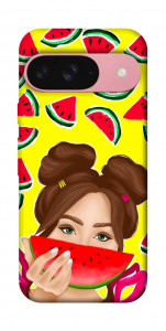 Чехол Watermelon girl для Google Pixel 9