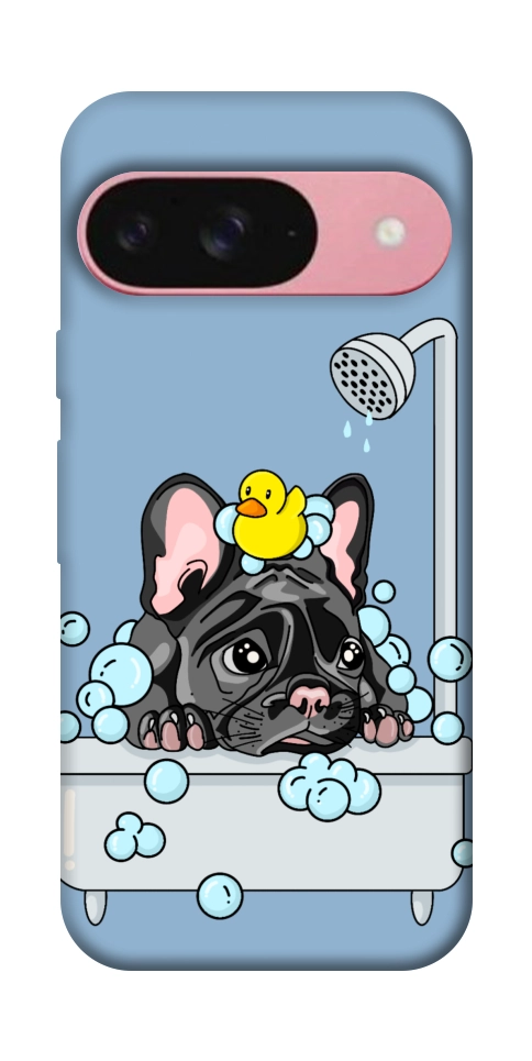 Чехол Dog in shower для Google Pixel 9