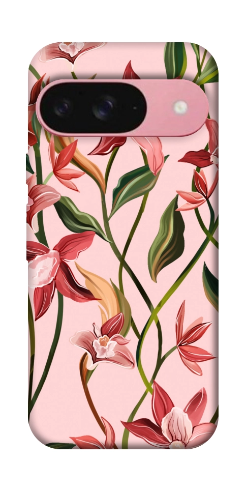 Чехол Floral motifs для Google Pixel 9