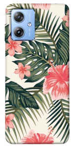 Чохол Tropic flowers для Motorola Moto G84