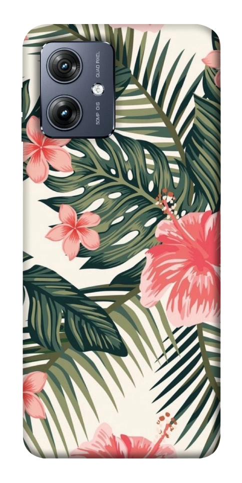 Чохол Tropic flowers для Motorola Moto G54