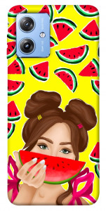 Чехол Watermelon girl для Motorola Moto G84