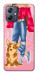 Чехол Girl and corgi для Motorola Moto G54