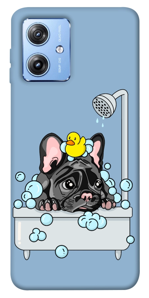 Чехол Dog in shower для Motorola Moto G84