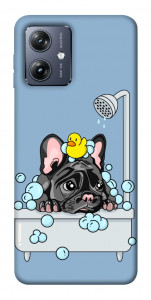 Чехол Dog in shower для Motorola Moto G54