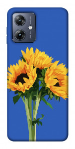 Чохол Bouquet of sunflowers для Motorola Moto G54