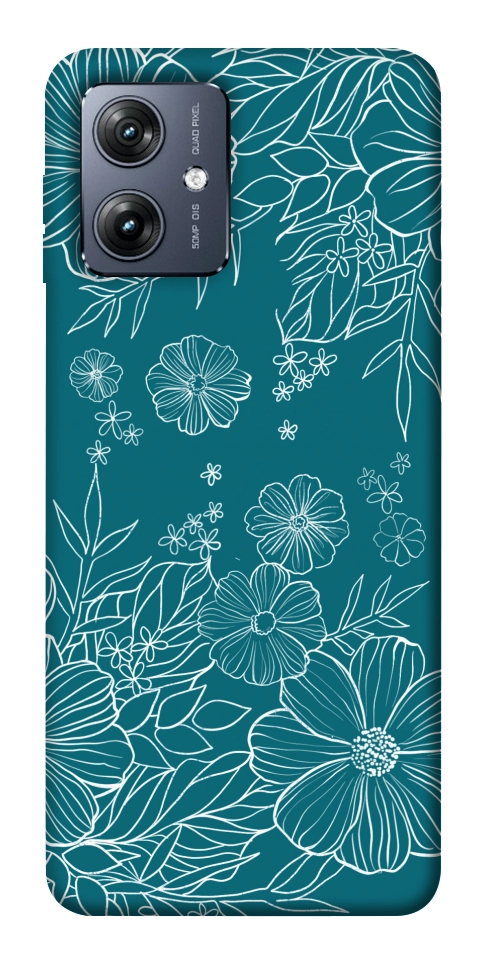 Чехол Botanical illustration для Motorola Moto G54