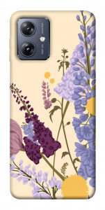 Чехол Flowers art для Motorola Moto G54