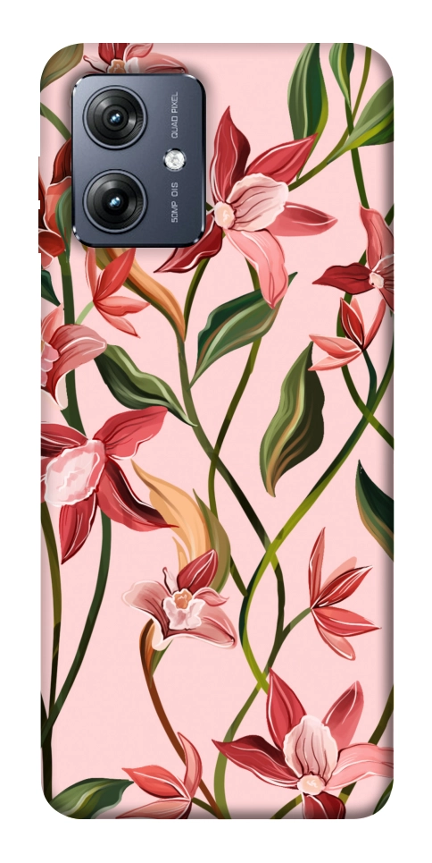 Чехол Floral motifs для Motorola Moto G54