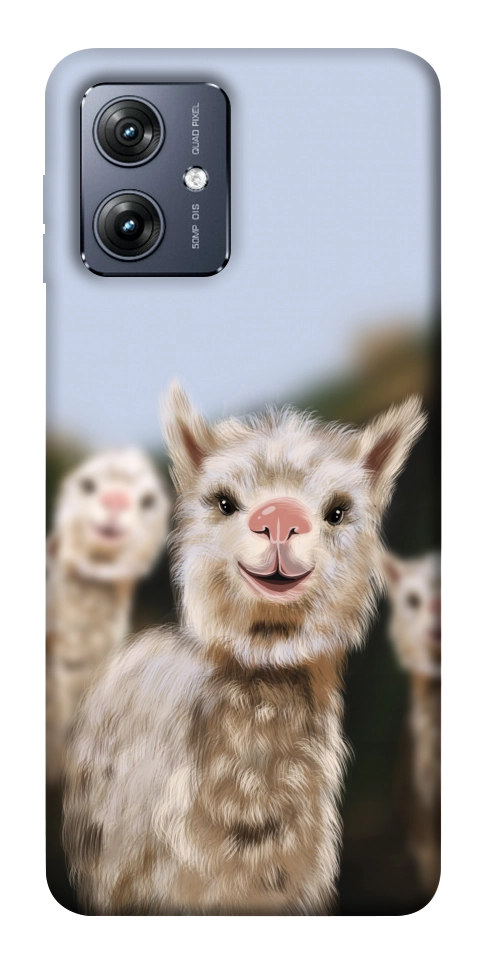 Чехол Funny llamas для Motorola Moto G54