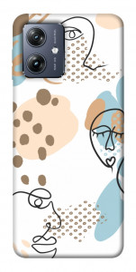 Чохол Face pattern для Motorola Moto G54