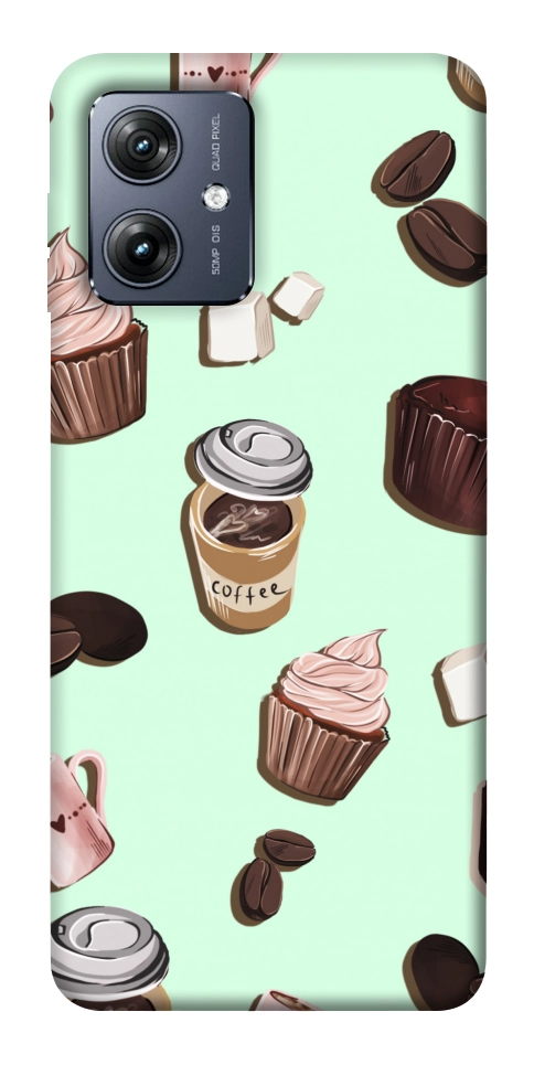 Чохол Coffee and sweets для Motorola Moto G54