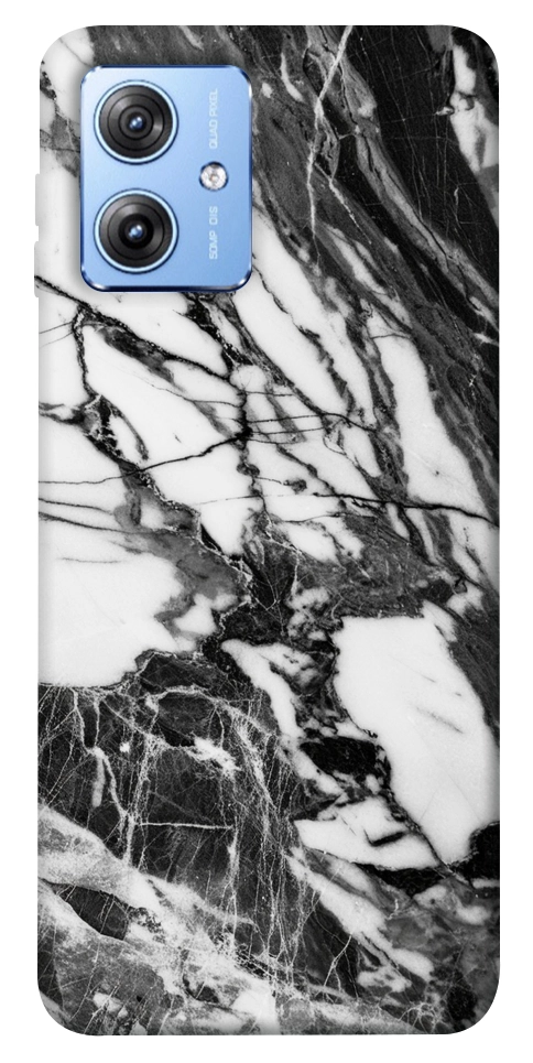 Чохол Calacatta black marble для Motorola Moto G84