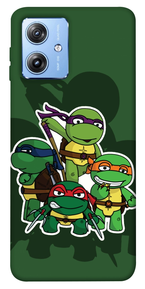 Чохол Green turtles для Motorola Moto G84