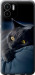 Чехол на Xiaomi Redmi A1 Дымчатый кот 825u-2768 (Серый)
