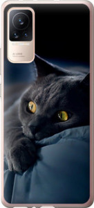 Чехол на Xiaomi Civi Дымчатый кот 825u-2491 (Серый)